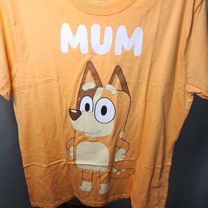 Orange Cartoon Character Women's Tee
